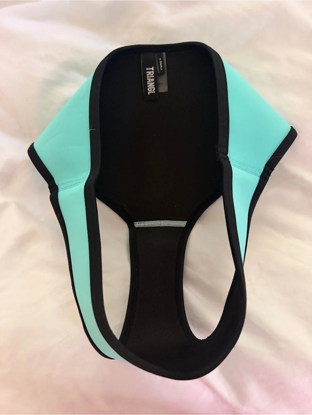 Triangl Neoprene black aqua XS bikini (EUC) - Picture 3 of 6